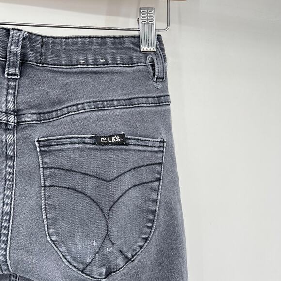 Rolla's Eastcoast Flare Jeans Gray High Waisted Women's 25 - Picture 6 of 7